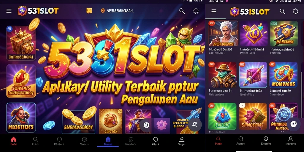 Tampilan antarmuka 531SLOT yang intuitif dan mudah digunakan.
