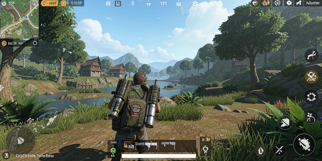 Tangkapan layar menampilkan gameplay Open World yang menakjubkan.