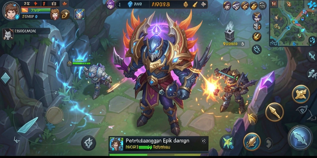 Tampilan gameplay menarik dari 7SVIP dengan aksi MMORPG yang seru.