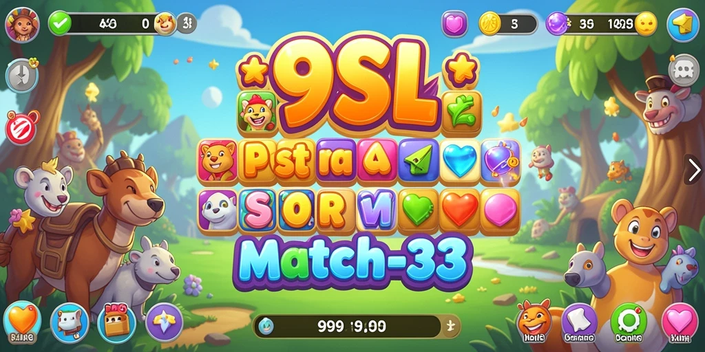 Screenshot gameplay 99SL yang menampilkan kombinasi warna-warni yang menantang.