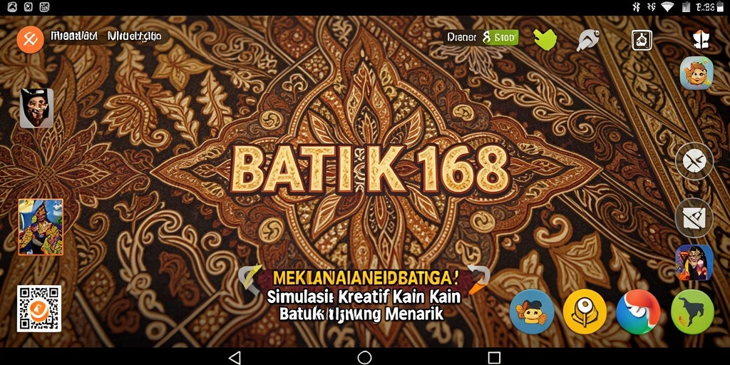 Tampilan screenshot dari gameplay BATIK168 yang penuh warna dan kreatif.