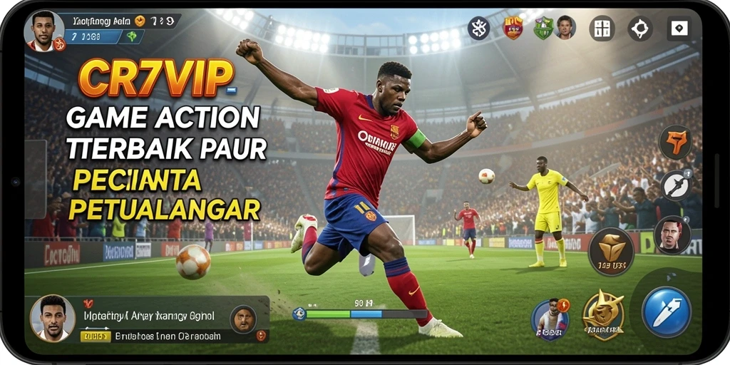 Gameplay seru dan mendebarkan dalam CR7VIP dengan aksi penuh adrenalin.