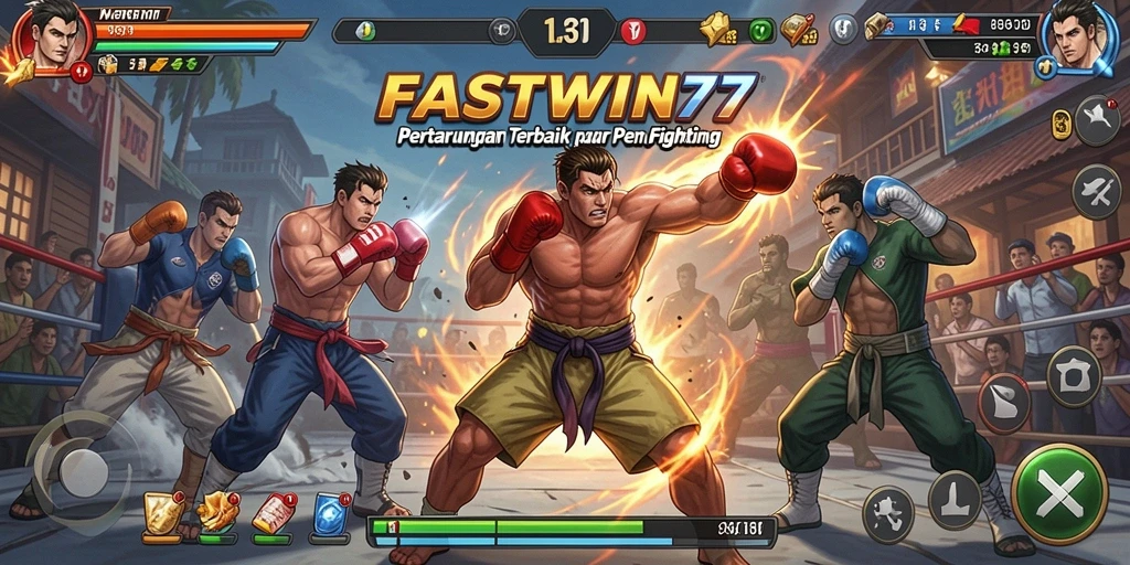 Screenshot dari gameplay FASTWIN77 yang menampilkan pertarungan seru.
