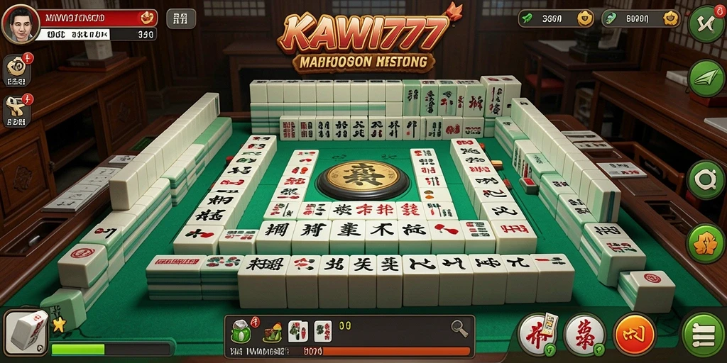 Screenshot menampilkan gameplay Mahjong yang menarik dan menantang.