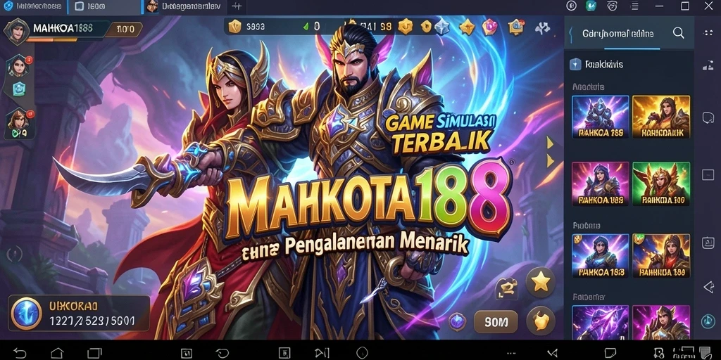 Tampilan gameplay MAHKOTA188 yang menarik dan interaktif.