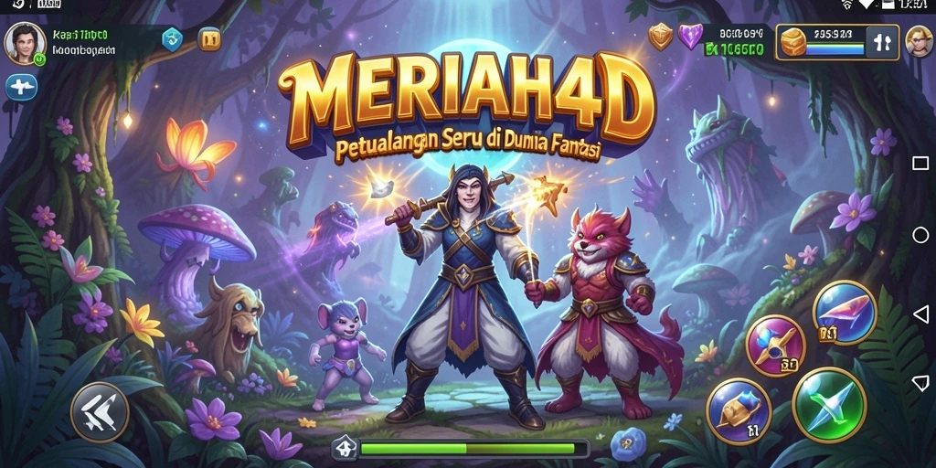 Tampilan gameplay MERIAH4D yang menampilkan aksi petualangan seru.