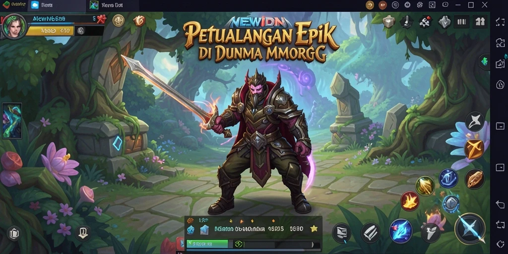Gameplay seru di NEWIDN dengan pertarungan penuh strategi