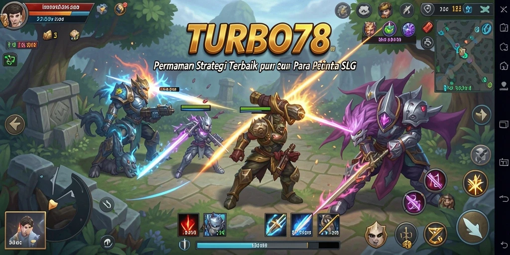 Screenshot menunjukkan gameplay mendebarkan dari TURBO78 dengan banyak strategi.