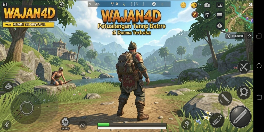Tampilan dinamis dari gameplay WAJAN4D yang menakjubkan.