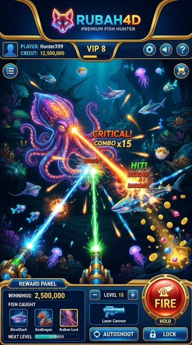 Tampilan antarmuka rubah4d yang mudah digunakan.
